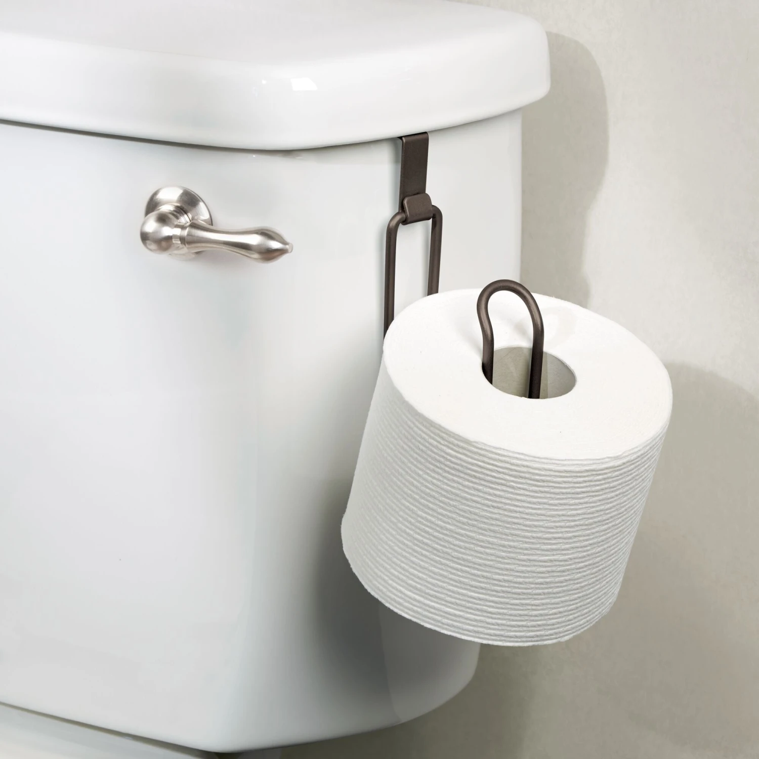 Over-the-Tank Toilet Paper Holder Over-the-Tank Toilet Paper Holder -mDesign 2000 Square JPG 01986MDBST