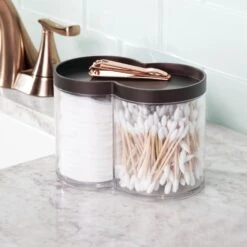 Stackable Divided Vanity Canister 4 Stackable Divided Vanity Canister -mDesign 2000 Square JPG 02161MDBST 20 20Environment