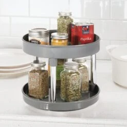 2-Tier Lazy Susan Turntable -mDesign 2000 Square JPG 02174MDK.PT01