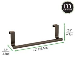 9" Over-the-Cabinet Towel Bar -mDesign 2000 Square JPG 0265MDK DIMS