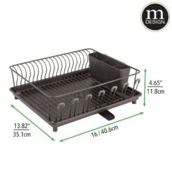 Metal Dish Rack 6 Metal Dish Rack -mDesign 2000 Square JPG 02830MDK