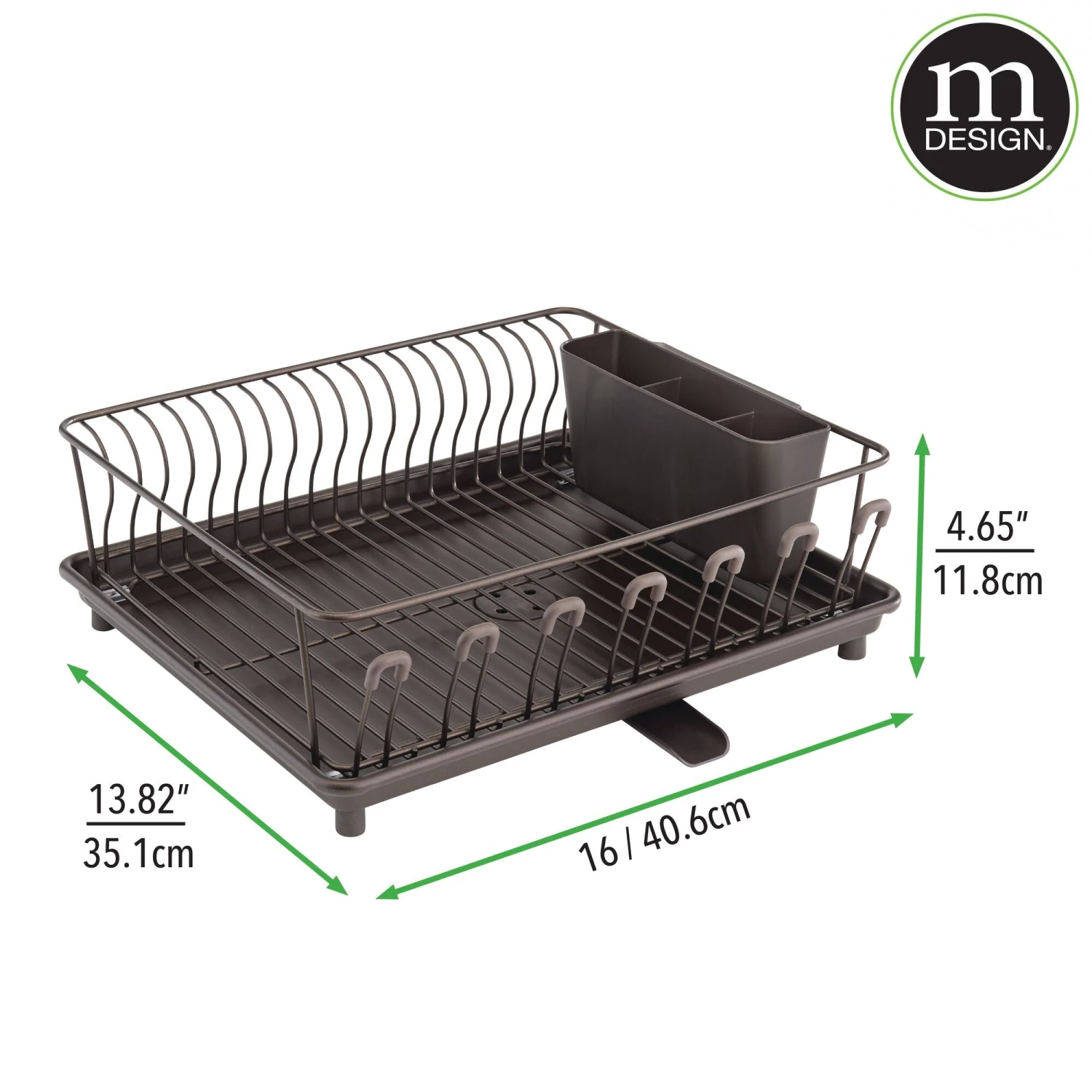 Metal Dish Rack Metal Dish Rack -mDesign 2000 Square JPG 02830MDK