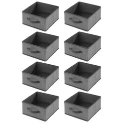 Fabric Storage Bin 10.5 X 10.5 X 5.5 12 Fabric Storage Bin 10.5 X 10.5 X 5.5 -mDesign 2000 Square JPG 02889MDCO Outline 2