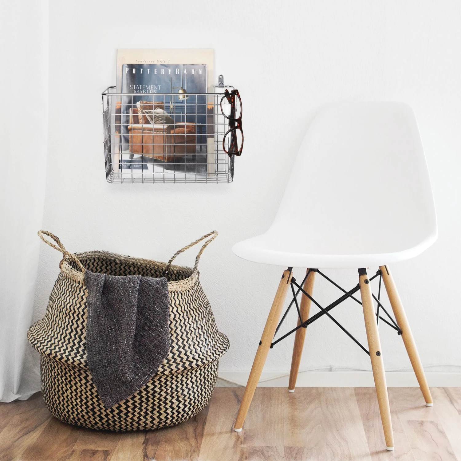 Wire Wall Baskets 6 x 12 x 8 Wire Wall Baskets 6 X 12 X 8 -mDesign 2000 Square JPG 03481MDHS.PT01