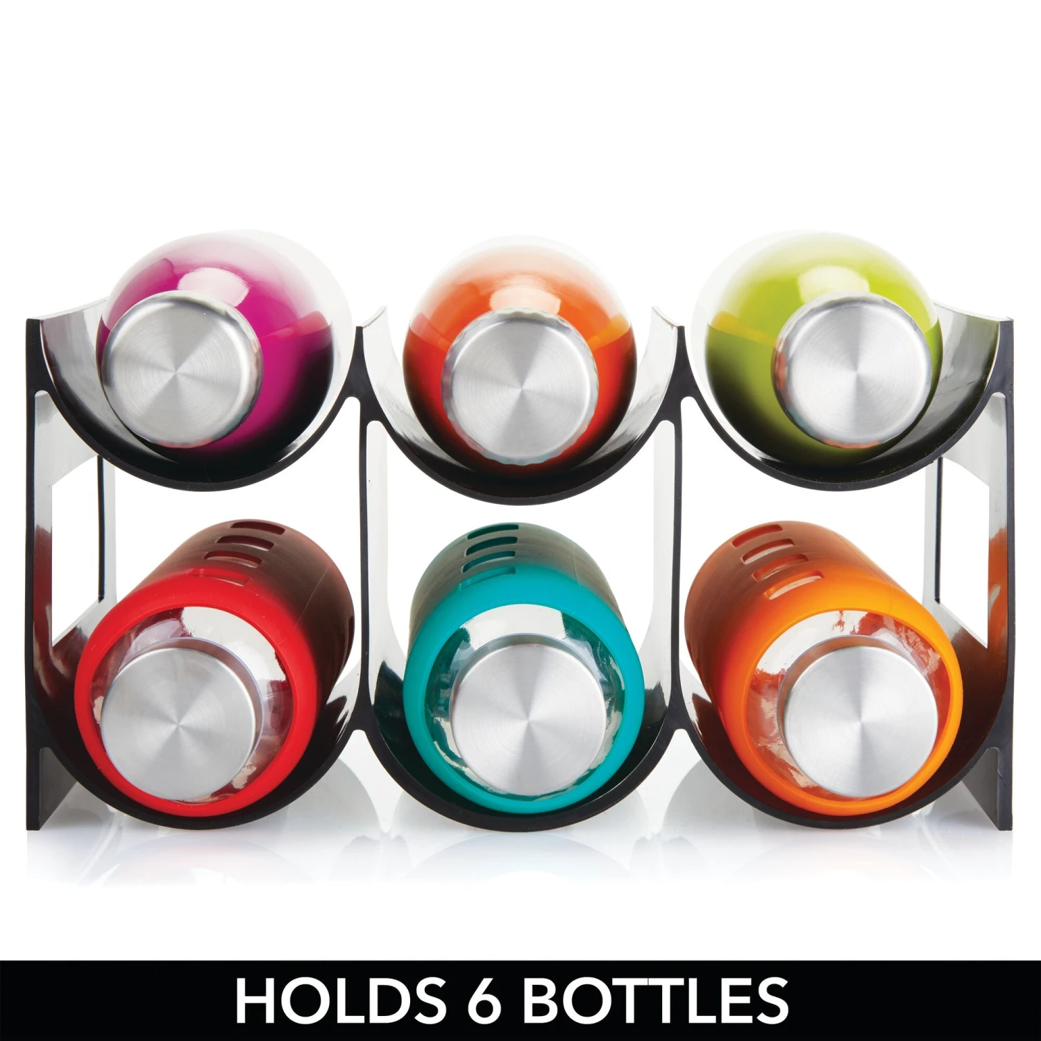 6-Bottle Holder 6-Bottle Holder -mDesign 2000 Square JPG 04144MDK.PT02