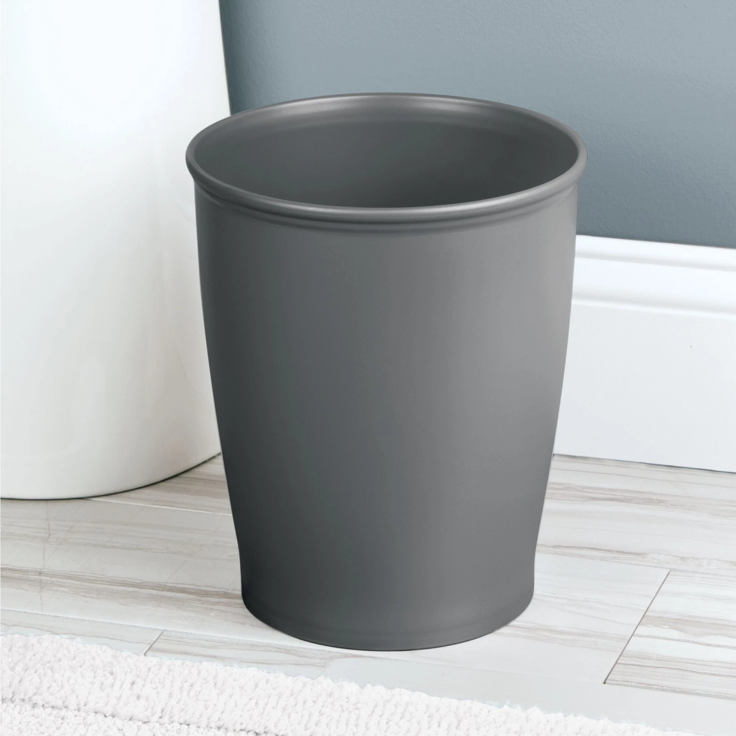 Round 6-Liter Bathroom Trash Can Round 6-Liter Bathroom Trash Can -mDesign 2000 Square JPG 04996MDBST.PT01
