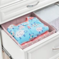 Polka Dot Bin With Front Handle Set 11 X 11 X 8 2 Polka Dot Bin With Front Handle Set 11 X 11 X 8 -mDesign 2000 Square JPG 06137MDB.PT01