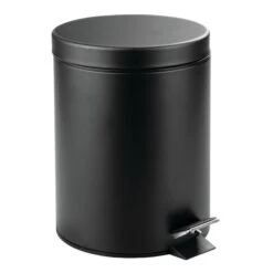 5-Liter Round Step Trash Can 7 5-Liter Round Step Trash Can -mDesign 2000 Square JPG 06211MDBST Outline