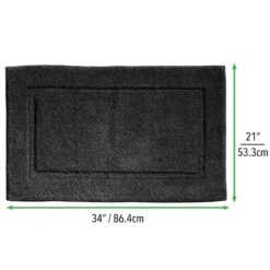 Cotton Border Bath Rug Set 10 Cotton Border Bath Rug Set -mDesign 2000 Square JPG 06250MDBST DIMS