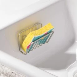 Kitchen Sink Sponge Holder 5 Kitchen Sink Sponge Holder -mDesign 2000 Square JPG 06615