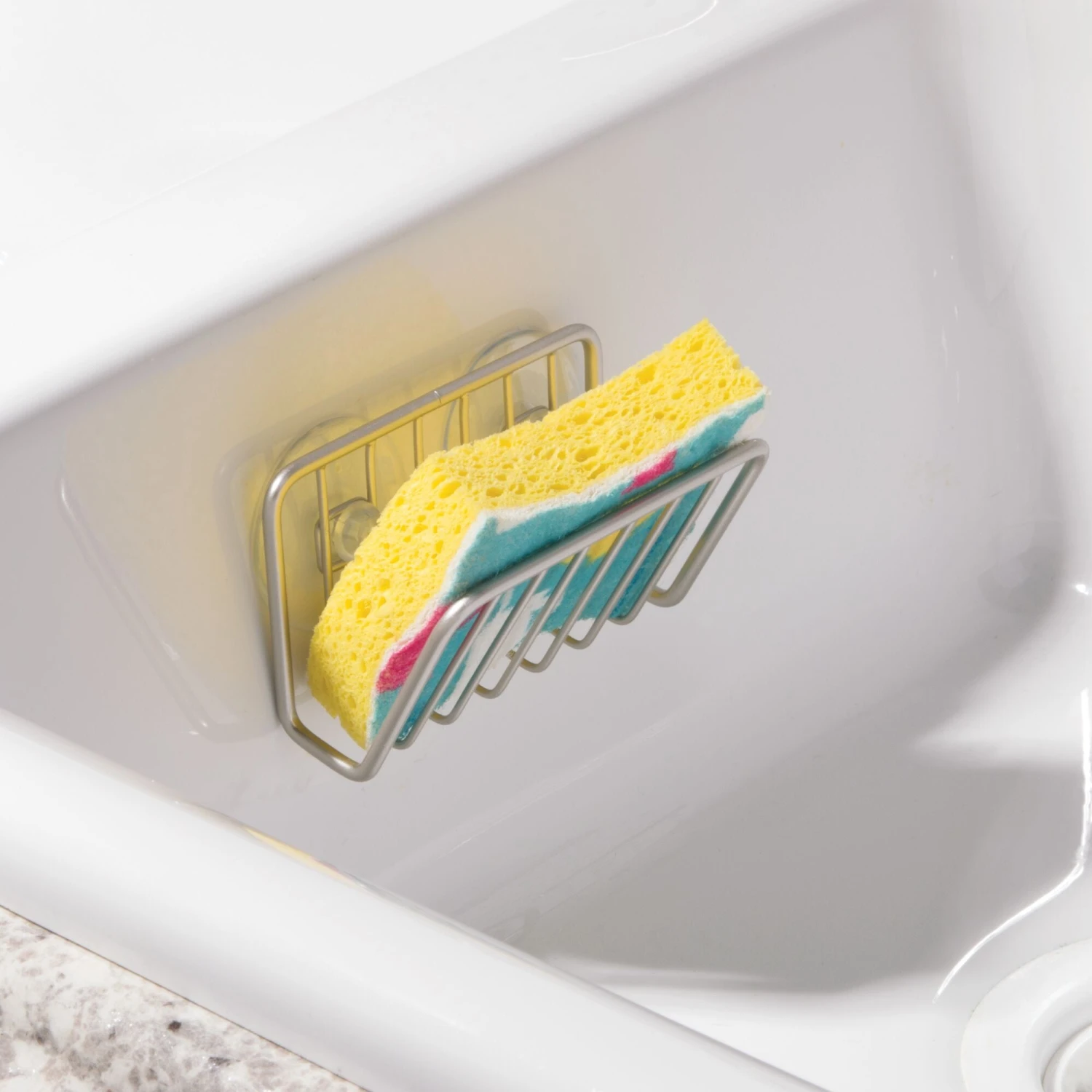 Kitchen Sink Sponge Holder Kitchen Sink Sponge Holder -mDesign 2000 Square JPG 06615