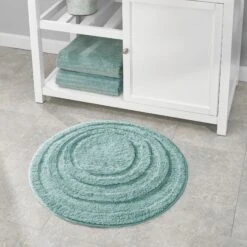 Concentric Circles Non-Slip Round Bath Mat -mDesign 2000 Square JPG 07364MDBST.PT01