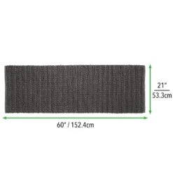 Braided Cotton Runner 6 Braided Cotton Runner -mDesign 2000 Square JPG 07368MDBST dims