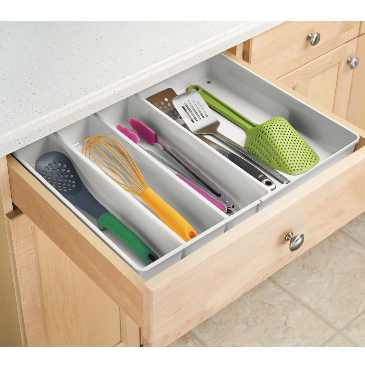 4-Section Expandable Cutlery Tray 4-Section Expandable Cutlery Tray -mDesign 2000 Square JPG 07659MDK.PT01