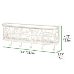 Vine Mail And Key Wall Organizer 8 Vine Mail And Key Wall Organizer -mDesign 2000 Square JPG 07811MDHS dims