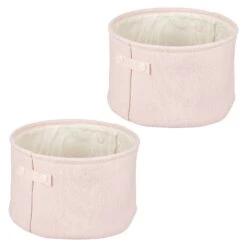Round Cotton Bin With Handles 12 X 12 X 8 3 Round Cotton Bin With Handles 12 X 12 X 8 -mDesign 2000 Square JPG 080583MDBST Outline