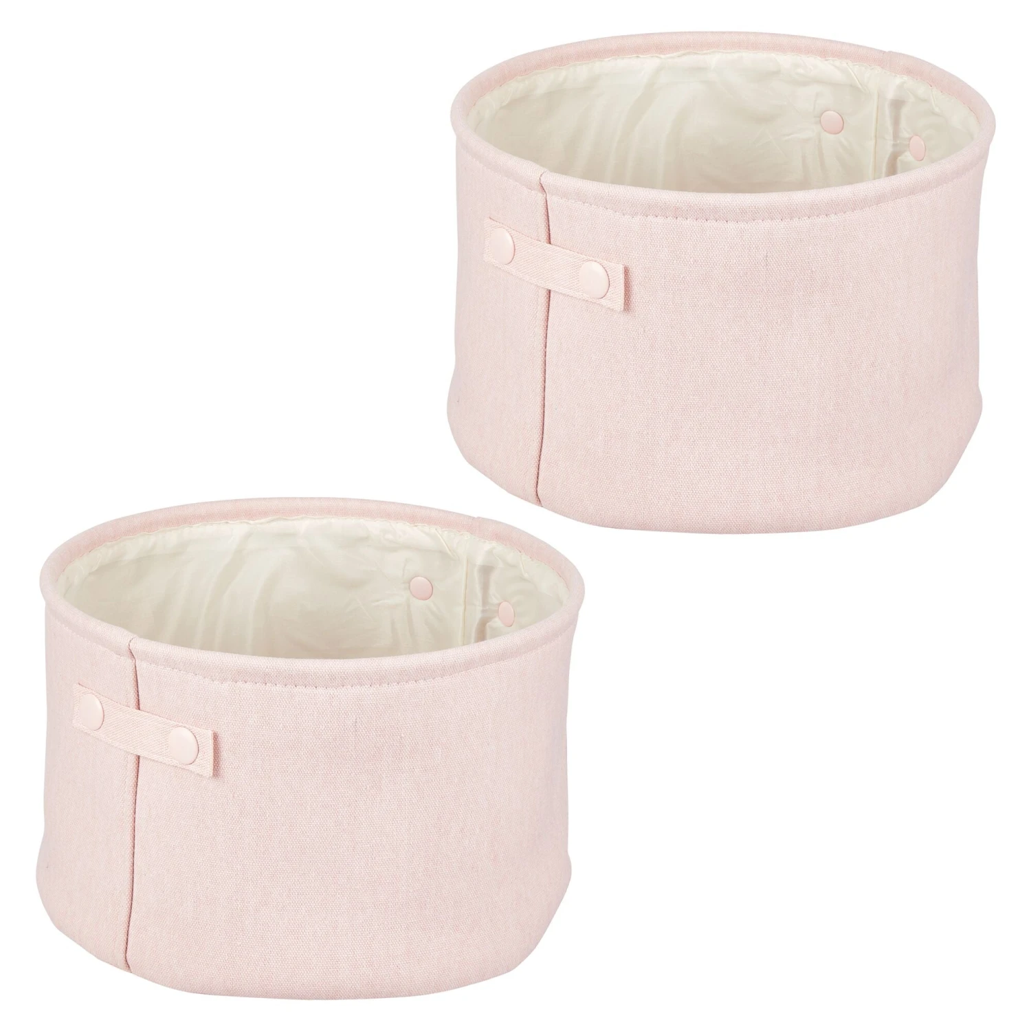 Round Cotton Bin with Handles 12 x 12 x 8 Round Cotton Bin With Handles 12 X 12 X 8 -mDesign 2000 Square JPG 080583MDBST Outline