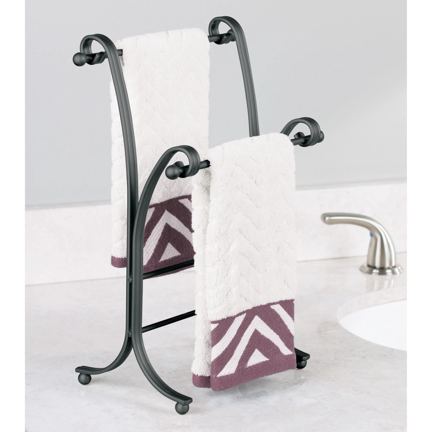Countertop Towel Holder Countertop Towel Holder -mDesign 2000 Square JPG 08222MDBST.PT01