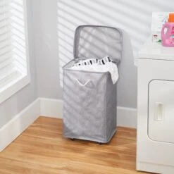 Rolling Laundry Hamper 3 Rolling Laundry Hamper -mDesign 2000 Square JPG 08336MDL.PT04
