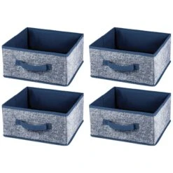 Fabric Storage Bin 10.5 X 10.5 X 5.5 6 Fabric Storage Bin 10.5 X 10.5 X 5.5 -mDesign 2000 Square JPG 08385MDB Outline 1