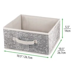 Fabric Storage Bin 10.5 X 10.5 X 5.5 9 Fabric Storage Bin 10.5 X 10.5 X 5.5 -mDesign 2000 Square JPG 09046MDCO.PT02