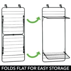 Over Door Fold Out Drying Rack 6 Over Door Fold Out Drying Rack -mDesign 2000 Square JPG 09359MDL.PT02
