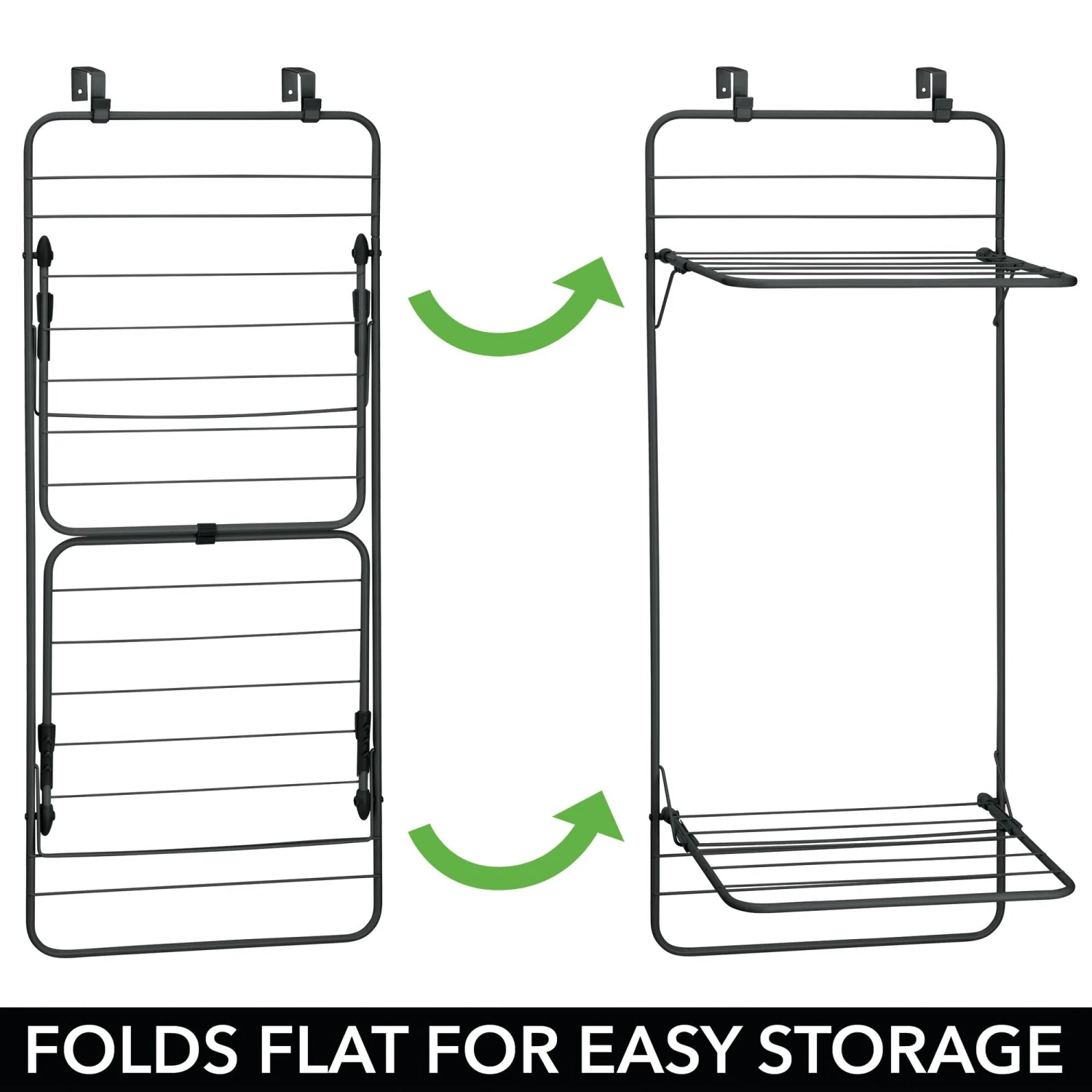 Over Door Fold Out Drying Rack Over Door Fold Out Drying Rack -mDesign 2000 Square JPG 09359MDL.PT02