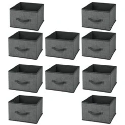 Fabric Storage Bin 11 X 11 X 8 8 Fabric Storage Bin 11 X 11 X 8 -mDesign 2000 Square JPG 09568MDCO Outline 1