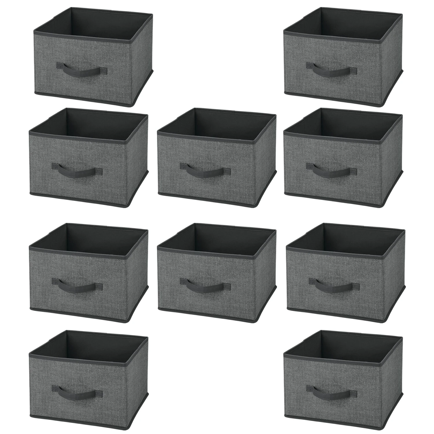 Fabric Storage Bin 11 x 11 x 8 Fabric Storage Bin 11 X 11 X 8 -mDesign 2000 Square JPG 09568MDCO Outline 1