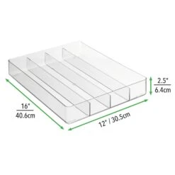 4-Section Utensil Drawer Organizer 2 4-Section Utensil Drawer Organizer -mDesign 2000 Square JPG 10185MDK.PT05