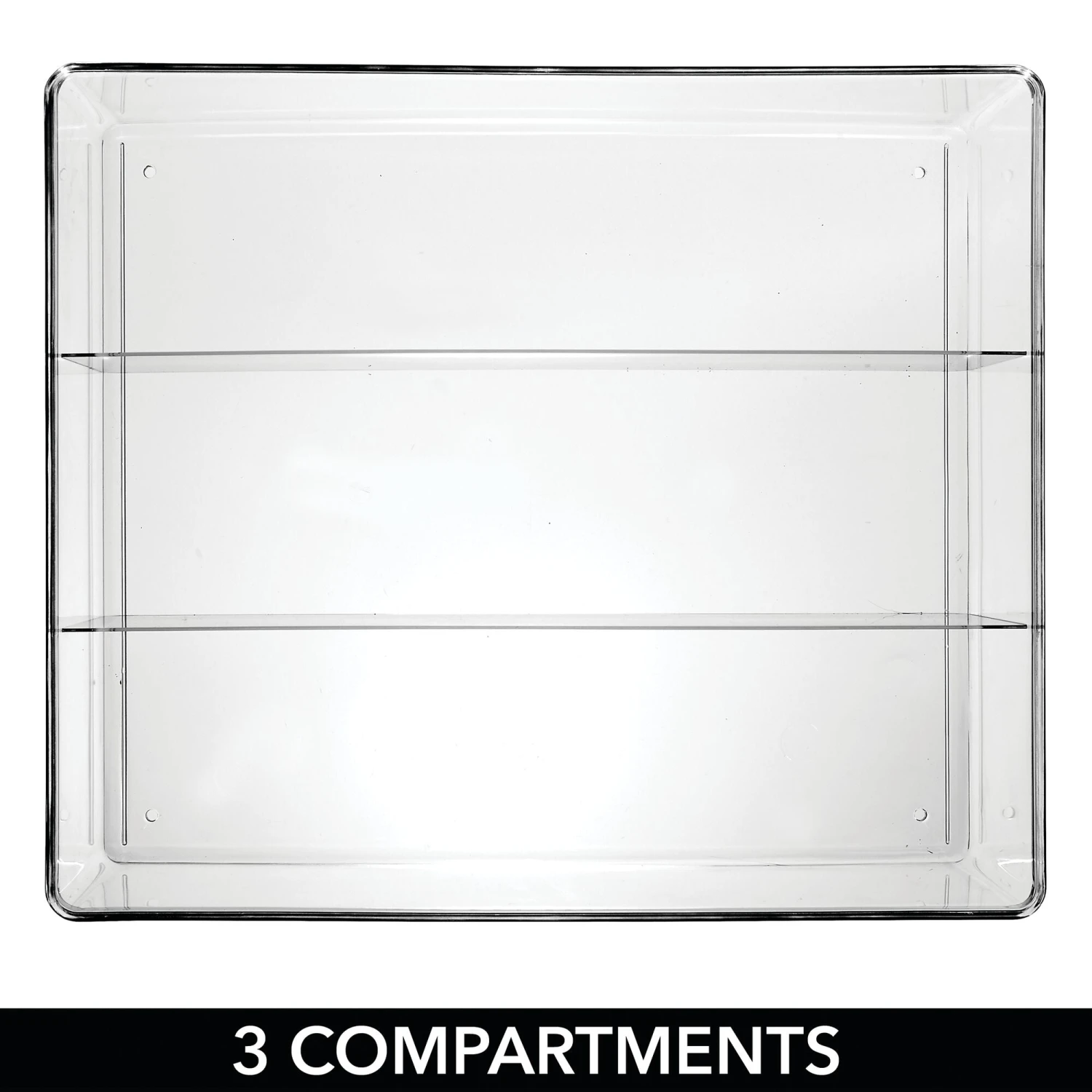 3-Section Drawer Organizer 14 x 12 x 4 3-Section Drawer Organizer 14 X 12 X 4 -mDesign 2000 Square JPG 10257MDCO 2EPT01