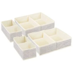 Divided Fabric Drawer Organizers 6 Divided Fabric Drawer Organizers -mDesign 2000 Square JPG 10592MDB Outline