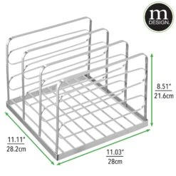 Stackable 3-Section Purse Organizer 3 Stackable 3-Section Purse Organizer -mDesign 2000 Square JPG 11840MDCO Dimensions