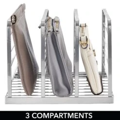 Stackable 3-Section Purse Organizer 4 Stackable 3-Section Purse Organizer -mDesign 2000 Square JPG 11840MDCO.PT03