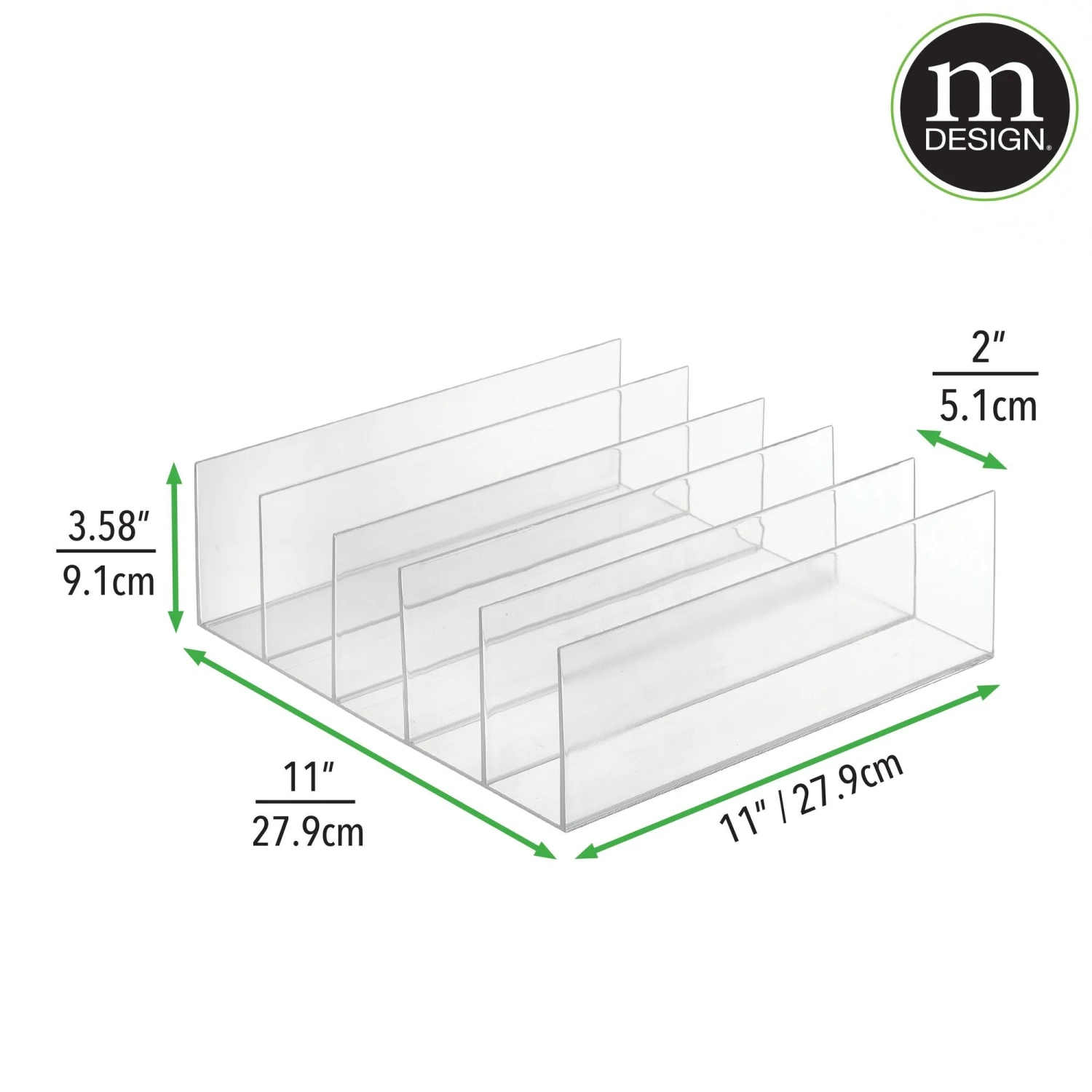 5-Section Slim Purse Organizer 5-Section Slim Purse Organizer -mDesign 2000 Square JPG 11846MDCO