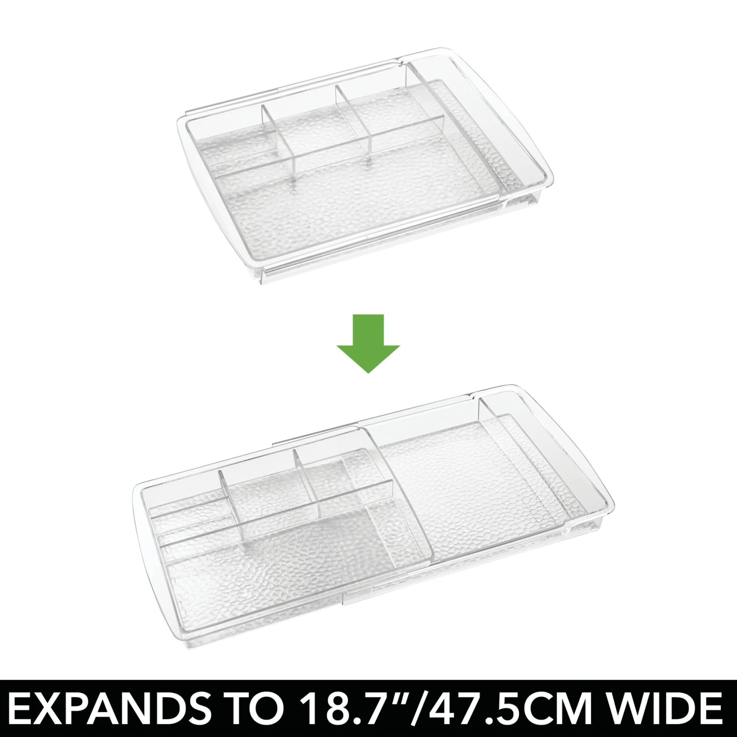 7-Section Expandable Vanity Tray 7-Section Expandable Vanity Tray -mDesign 2000 Square JPG 1218MDC.PT02