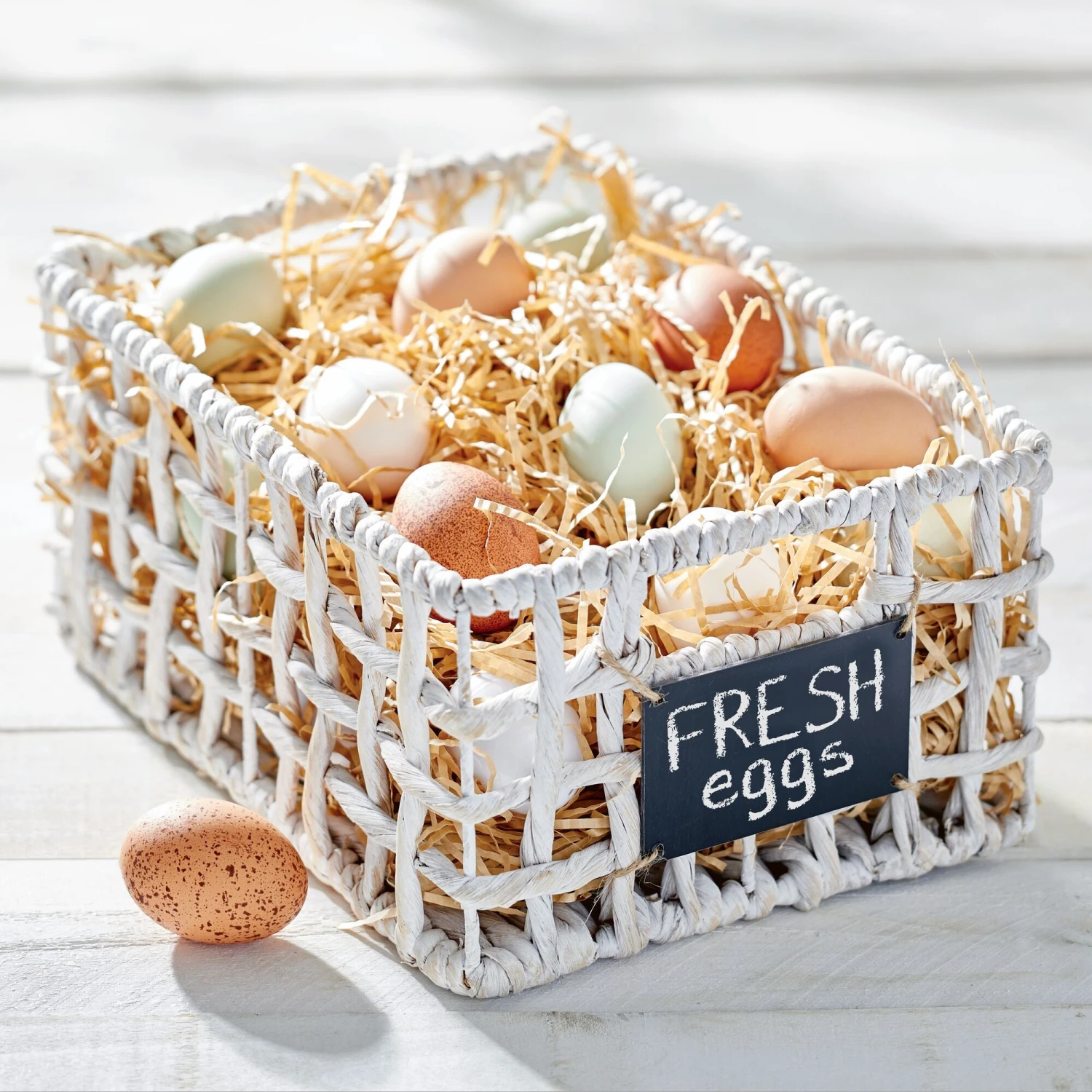 Open Weave Hyacinth Basket with Chalkboard Label 12 x 9 x 6 Open Weave Hyacinth Basket With Chalkboard Label 12 X 9 X 6 -mDesign 2000 Square JPG 12672MDHS easter 20SQ