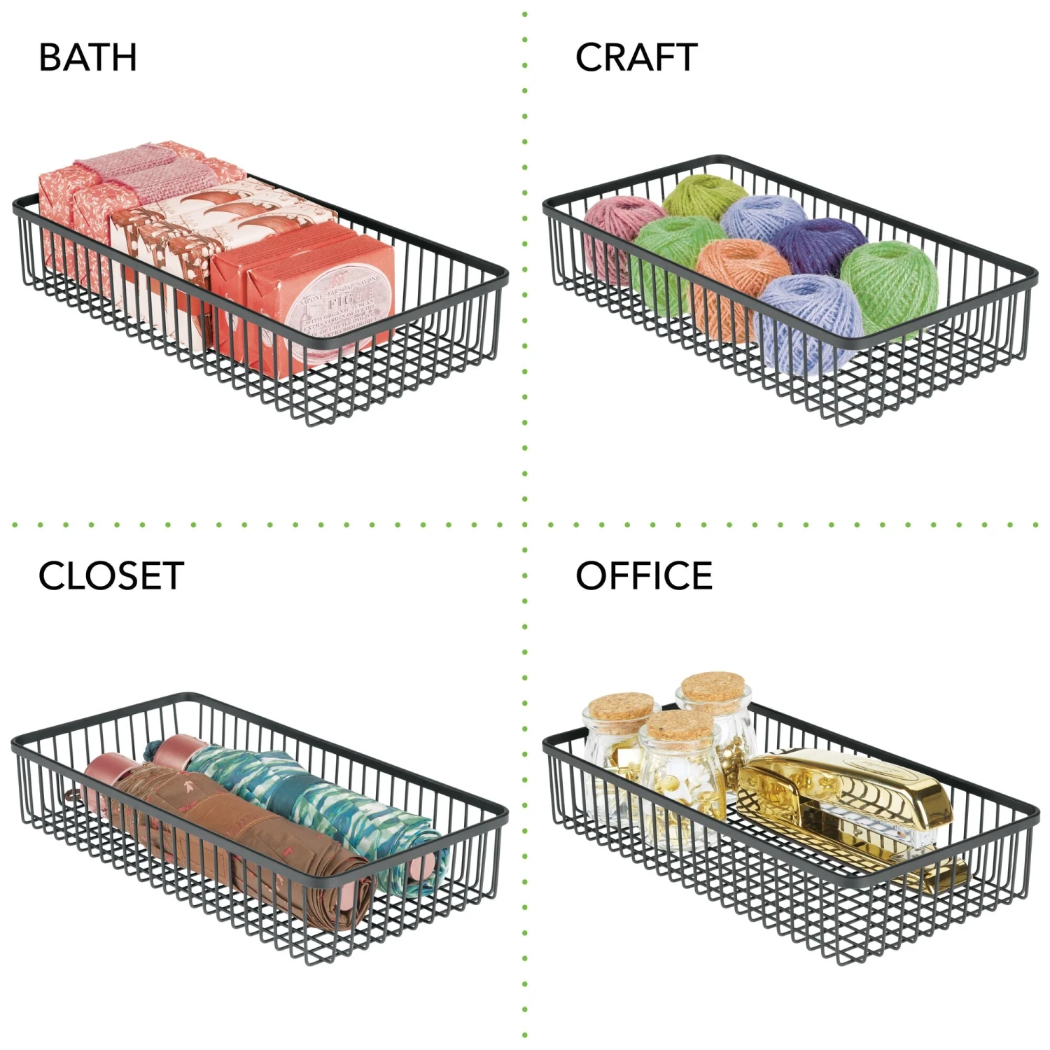 Wire In-Drawer Organizer Tray Wire In-Drawer Organizer Tray -mDesign 2000 Square JPG 12796MDK 2EPT03