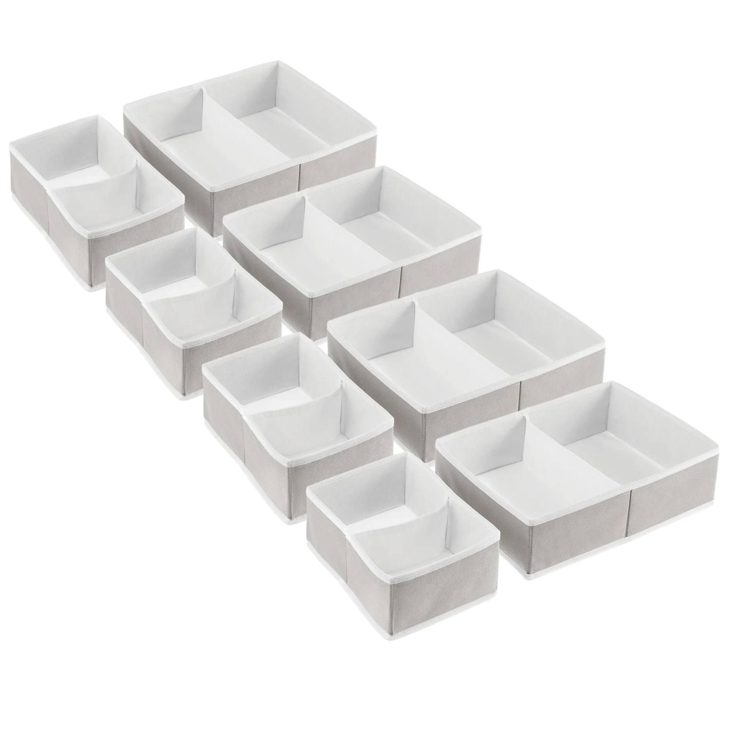Divided Fabric Drawer Organizers Divided Fabric Drawer Organizers -mDesign 2000 Square JPG 12938MDB Outline