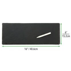Natural Slate Serving Board Set With Chalk 3 Natural Slate Serving Board Set With Chalk -mDesign 2000 Square JPG 13163MDK.PT04