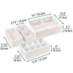 Set Of 5 Fabric Drawer Organizers 9 Set Of 5 Fabric Drawer Organizers -mDesign 2000 Square JPG 13683MDB.PT01