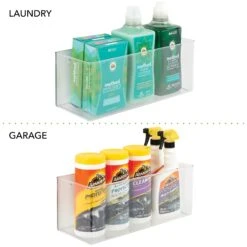 Wall Mount Or Adhesive Bin 6 X 16 X 6 2 Wall Mount Or Adhesive Bin 6 X 16 X 6 -mDesign 2000 Square JPG 14627MDK.PT03