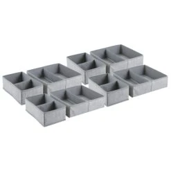 Divided Fabric Drawer Organizers 14 Divided Fabric Drawer Organizers -mDesign 2000 Square JPG 1462MDCO Outline