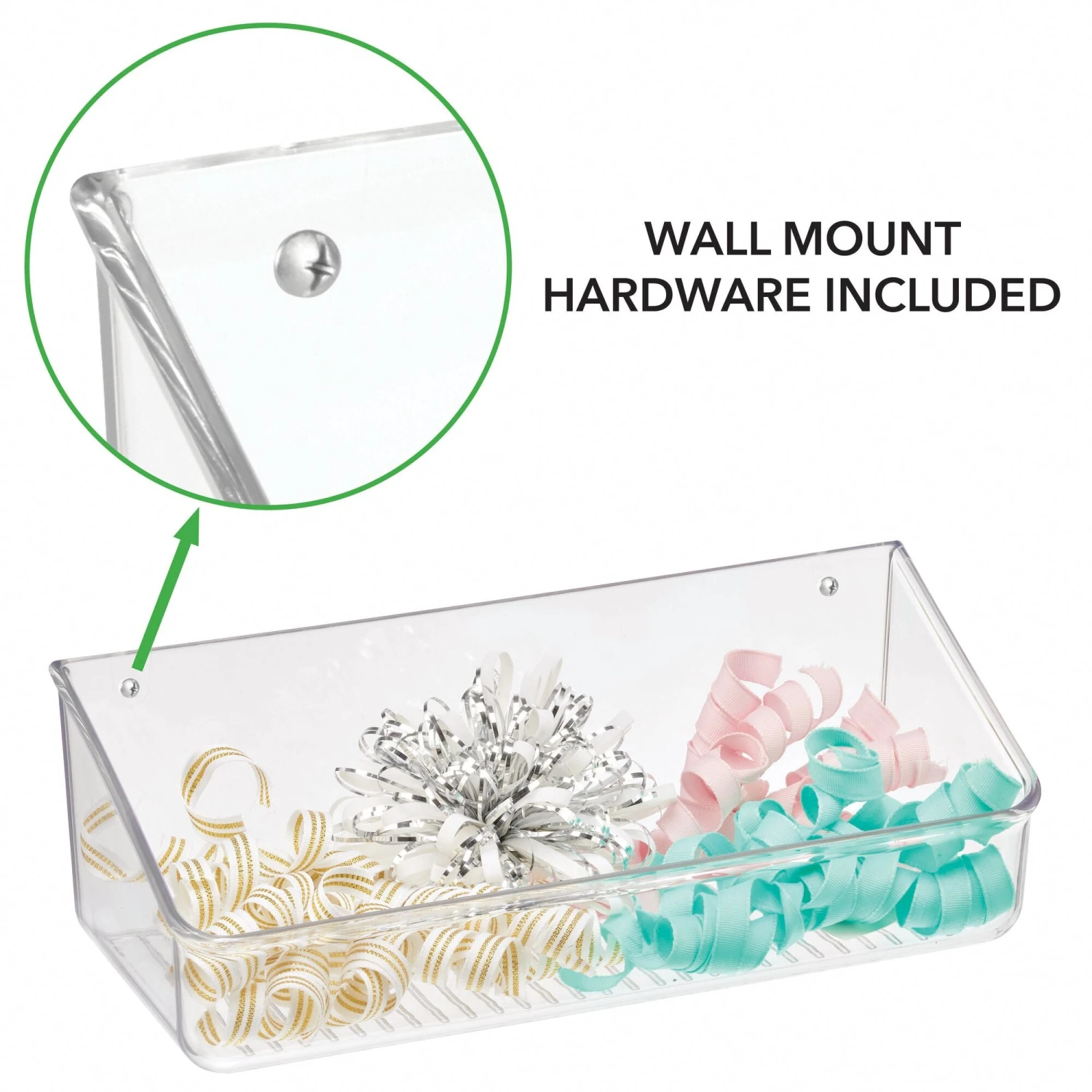 Wall Mount Bin 5 x 12 x 4 Wall Mount Bin 5 X 12 X 4 -mDesign 2000 Square JPG 15383MDCS.PT01