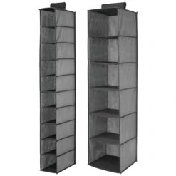 Set Of 2 Hanging Closet Organizers