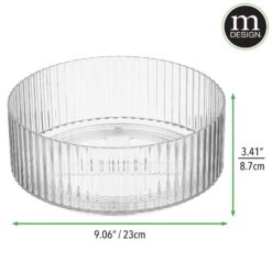9" Fluted Lazy Susan Turntable 2 9" Fluted Lazy Susan Turntable -mDesign 2000 Square JPG 16910MDK dims