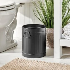 7-Liter Bathroom Trash Can With Handles 4 7-Liter Bathroom Trash Can With Handles -mDesign 2000 Square JPG 16941MDBST.PT01