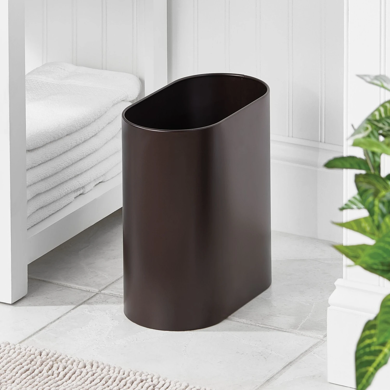 7-Liter Bronze Stainless Steel Bathroom Trash Can 7-Liter Bronze Stainless Steel Bathroom Trash Can -mDesign 2000 Square JPG 17120MDBST b22293c8 59c3 4354 bbd8 54b935d395a8