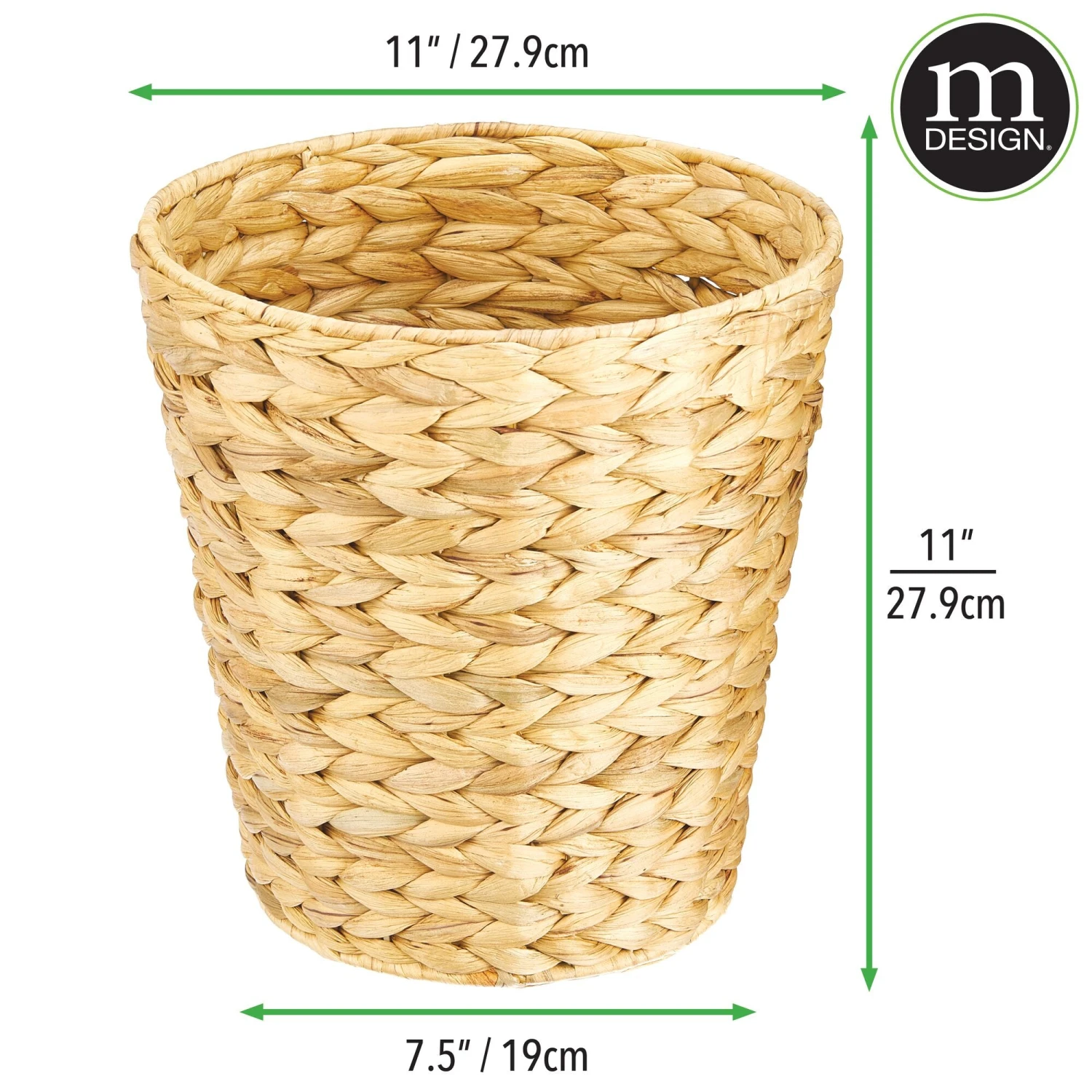 Water Hyacinth Wastebasket Water Hyacinth Wastebasket -mDesign 2000 Square JPG 17272MDBST 20 20dims