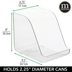 Skinny Can Dispenser 2 Skinny Can Dispenser -mDesign 2000 Square JPG 18171MDK dims